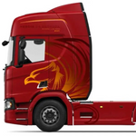 Acabamento Maçaneta Inox Scania 2019-2021 Modelo 3