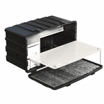 Caixa de Ferramentas Caminhão 1,10m 360L Tampa Inox