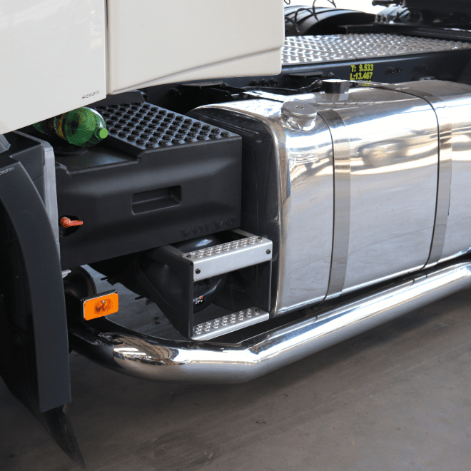 Escapamento Cromado Volvo FH 2015-2017 5" Euro 5 Esquerdo