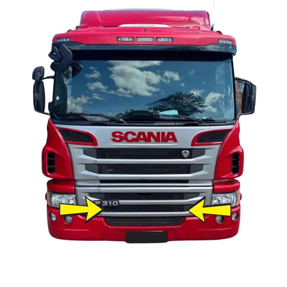 Tela Inferior Grade Frontal Scania P 2010 a 2018