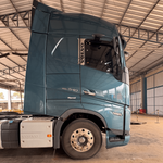Defletor de Ar Volvo FH 2015+ Cabine Alta Com Aplique Boff