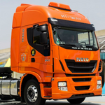 Lâmina Tapa Sol Iveco Hi-Way Acrílico Preto