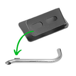 Suporte Tubo Lateral Cromado 4,5" Tanque Redondo