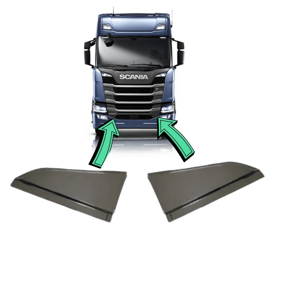 Acabamento Grade Inferior Cromado Scania NTG 2019+