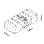 Kit Tanque Combustível 300L Mercedes Axor OF OH Ônibus
