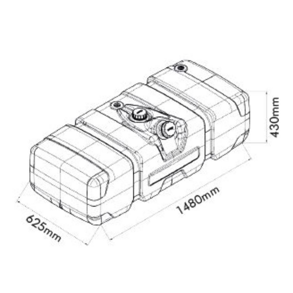 Kit Tanque Combustível 300L Mercedes Axor OF OH Ônibus