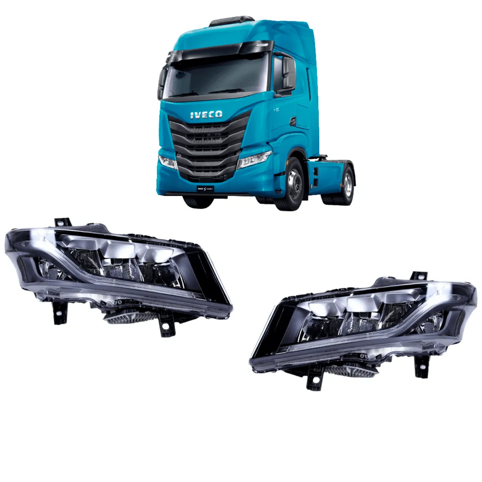 Farol Principal FULL LED Iveco S-WAY 2022 Em Diante