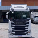 Emblema Grade Frontal Scania NTG Cabine G R S Inox Acrílico