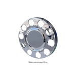 Par Calota Roda Dianteira Euro Truck Aro 20/22,5 - 10 Furos