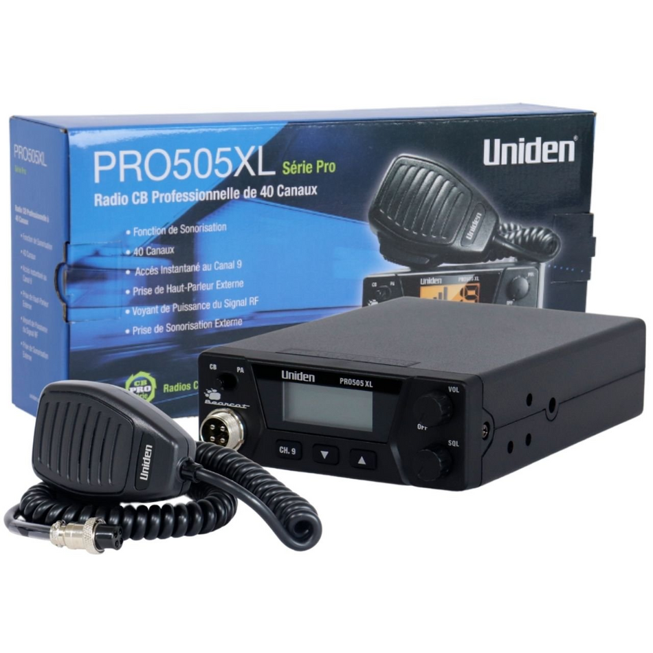 Rádio PX Uniden PRO 505XL 40 Canais AM para Caminhão