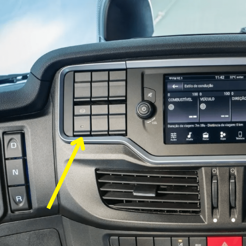 Tampa Tecla Painel Iveco S-Way Original