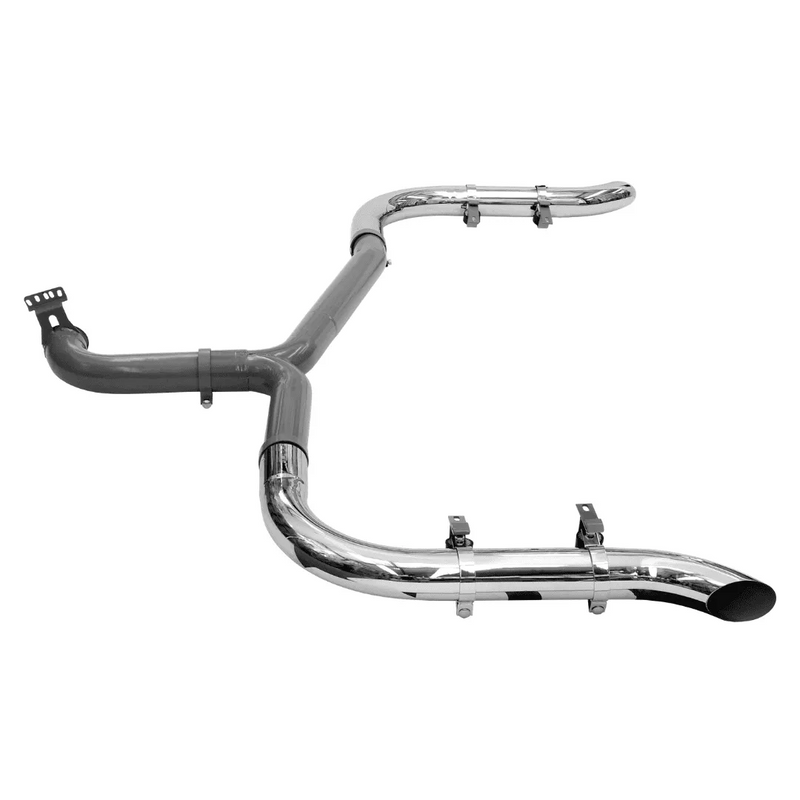 Escapamento Duplo Scania T R 114 124 até 2000 Cromado