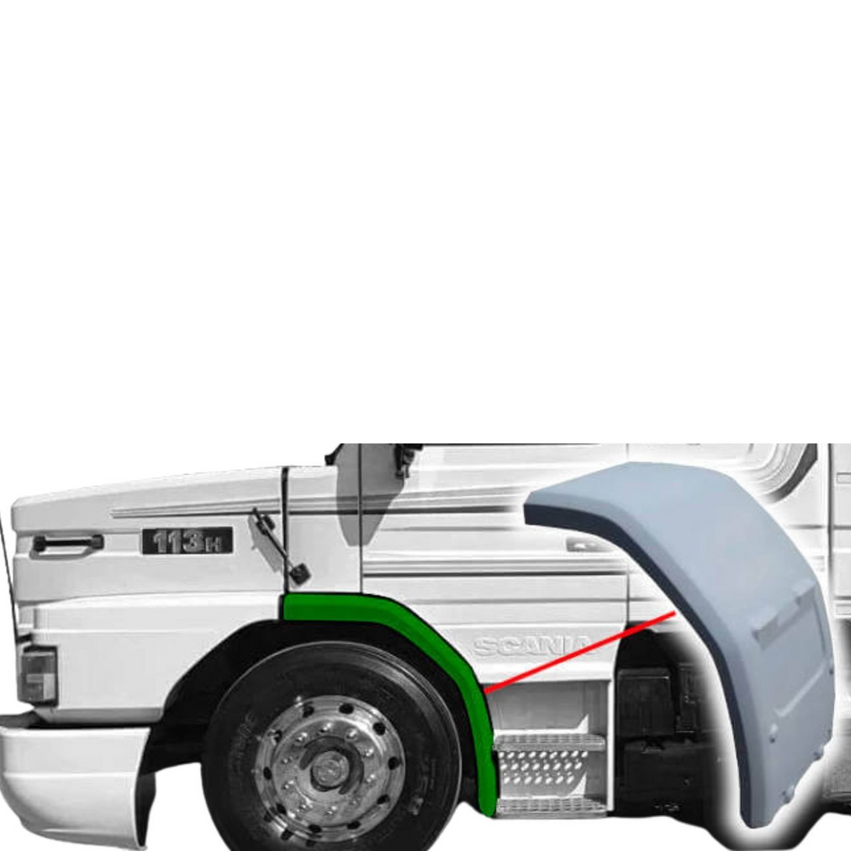 Paralama Cabine Scania T 112 T 113 Estribo Longo VEDL