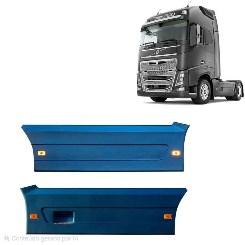 Carenagem Side Skirt Volvo FH Euro 5 6x2 6x4 Fibroplast