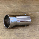 Ponteira Cromada Curva Redonda Caminhão 2" a 5"