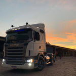 Buzina Marítima 1m 12/24V Ferro Cromado - Kit Completo