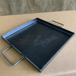 Chapa Ferro Fogareiro 25x25cm Alça Lateral Caminhão