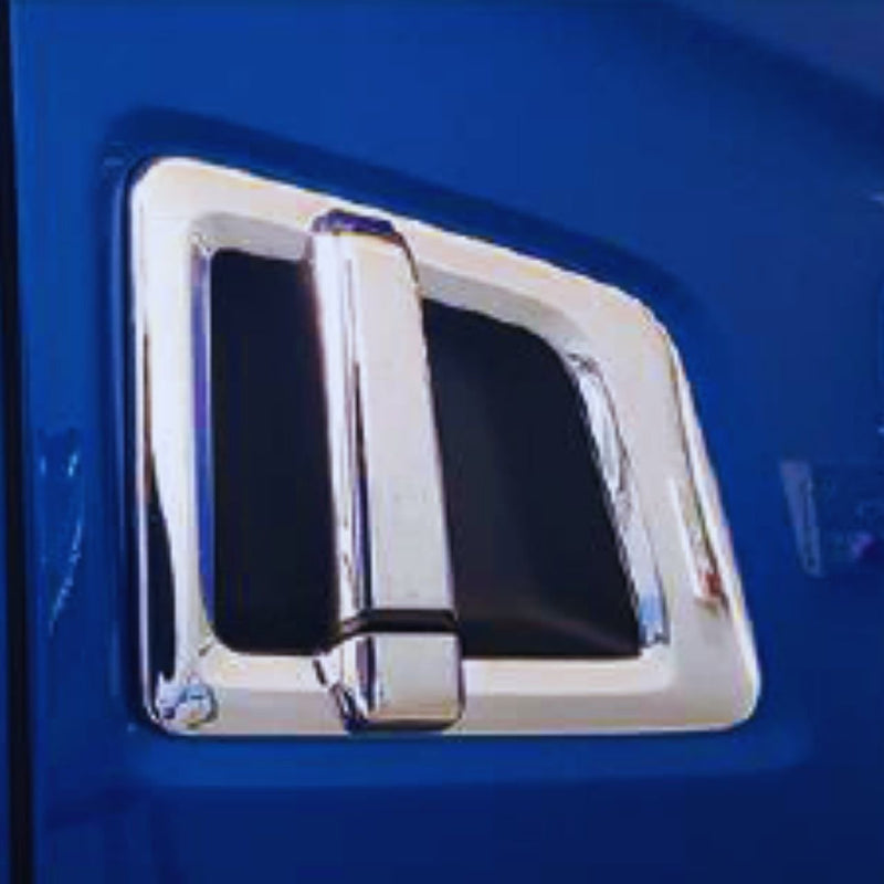 Capa Fechadura Porta Scania NTG Cromada Par Direito Esquerdo