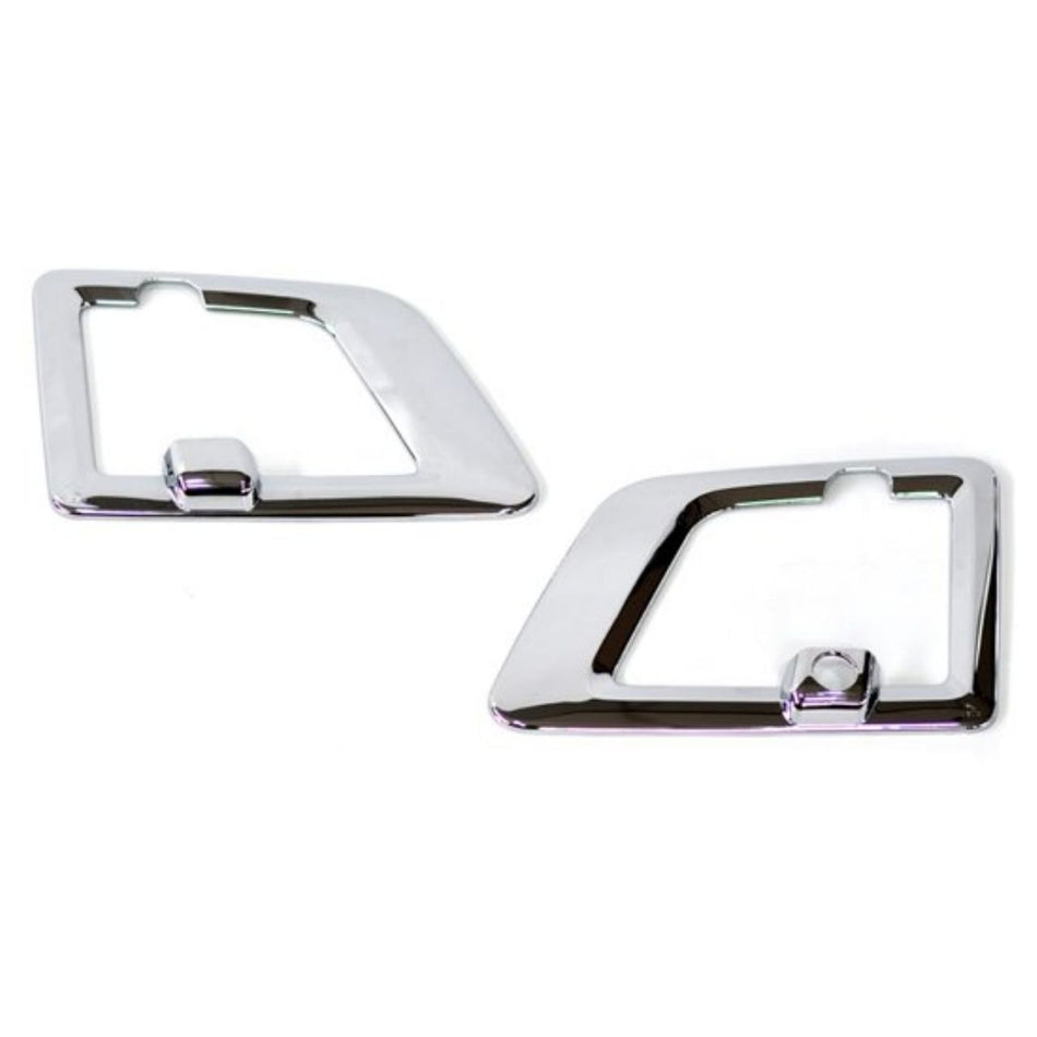 Capa Fechadura Porta Scania NTG Cromada Par Direito Esquerdo