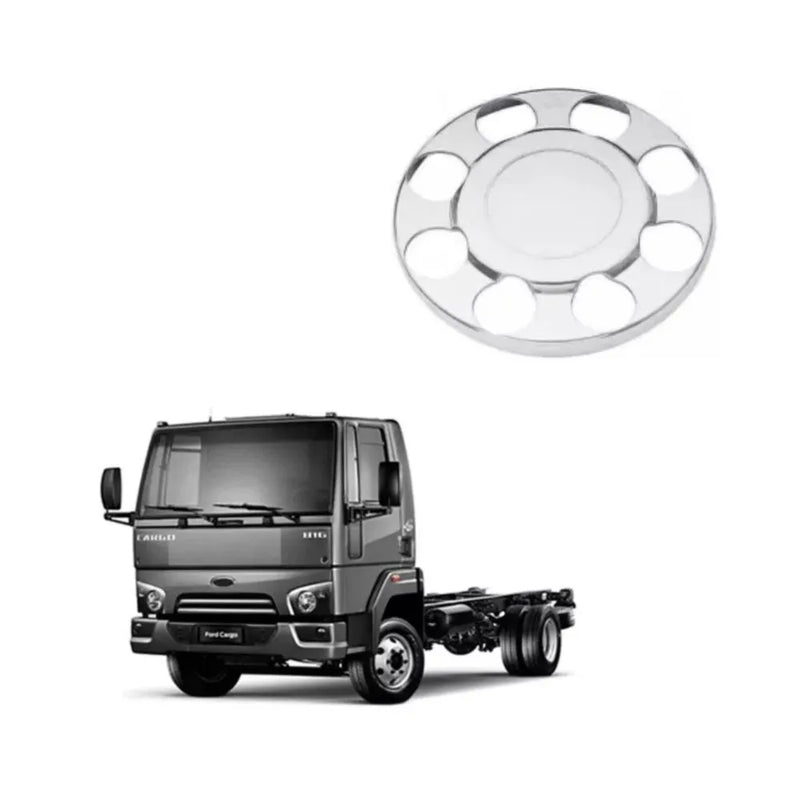 Tampa Cubo Tração Ford Cargo 3/4 Cromada ABS - 1119