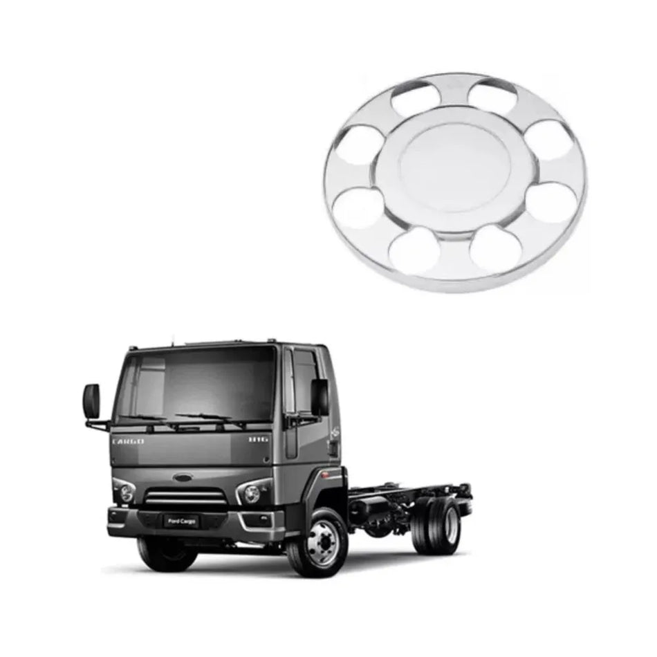 Tampa Cubo Tração Ford Cargo 3/4 Cromada ABS - 1119