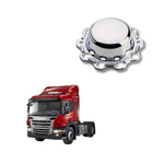 Tampa do Cubo Cromada Scania - Plástico ABS Resistente