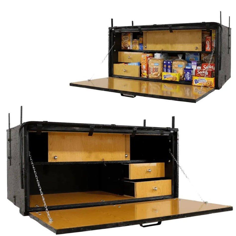 Caixa de Comida Chimba 1m Caminhão 3/4 Compensado Naval