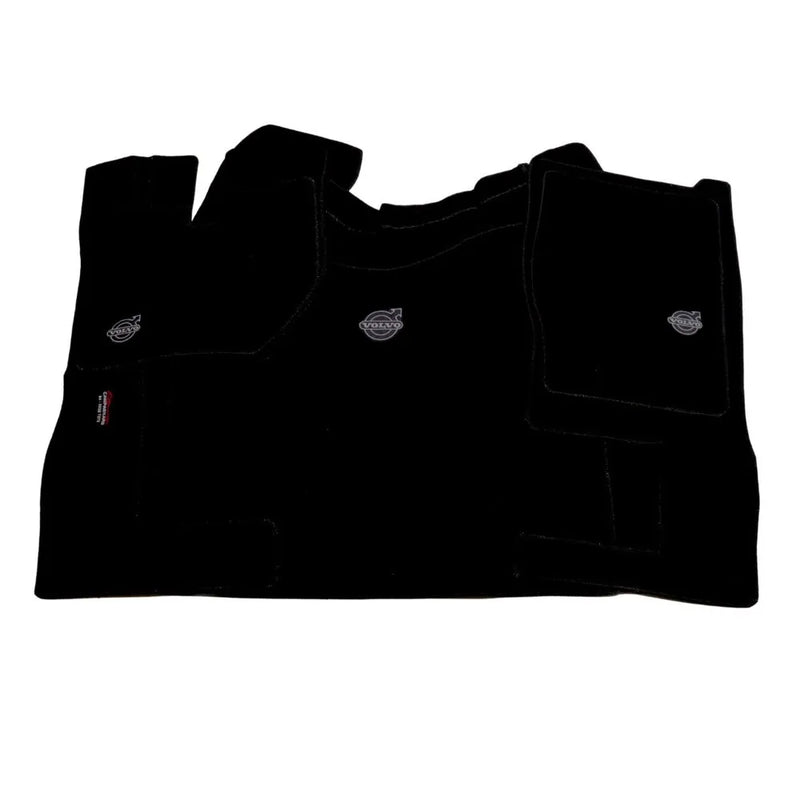 Jogo Tapete Volvo NH New 5 Peças Preto Bordado