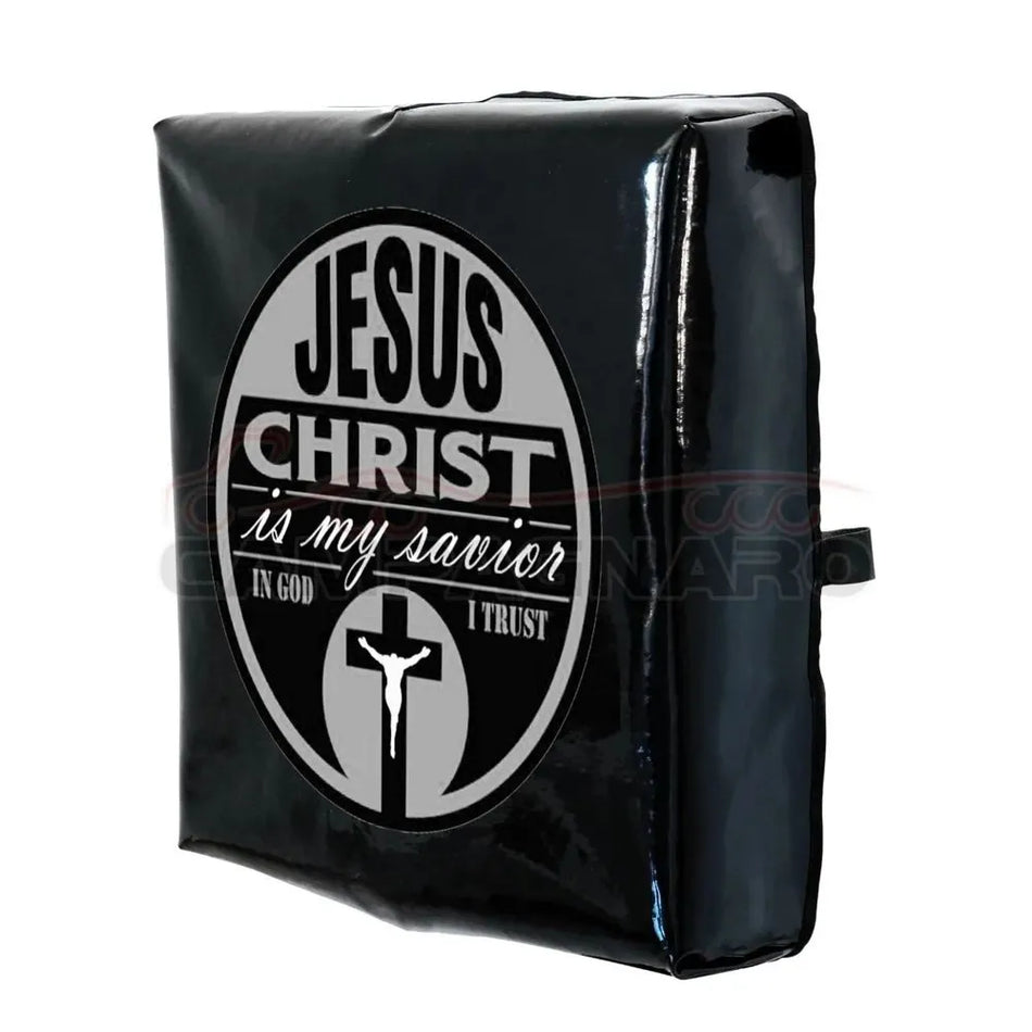 Capa Geladeira Caminhão Frase Religiosa Preta Campagnaro