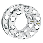 Calota Protetor Roda Dianteira 10 Furos Inox - Par