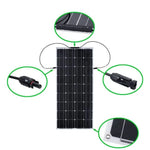 Kit Painel Solar 140W Flexível Caminhão Carreta 12V/24V