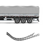 Faixa Adesiva Carreta Linha R 27 Peças Azul e Preto