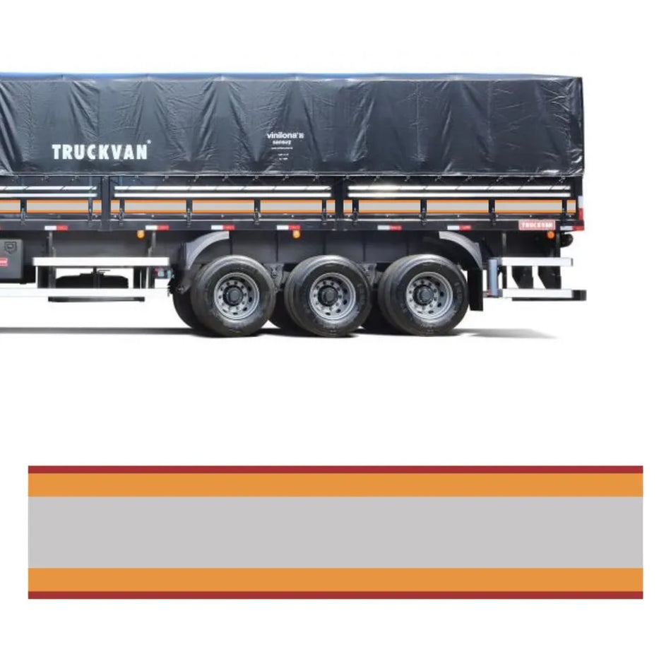 Faixa Adesiva Carreta Mercedes-Benz 1941 - 27 Peças