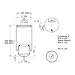 Conjunto Mola Pneumática Volvo FH 2004-2014 Diâmetro 200mm