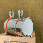 Barrica Água Inox 30L p/ Carroceria Caminhão c/ Torneira