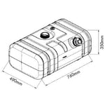 Tanque Combustível 90L Iveco Daily 2019+