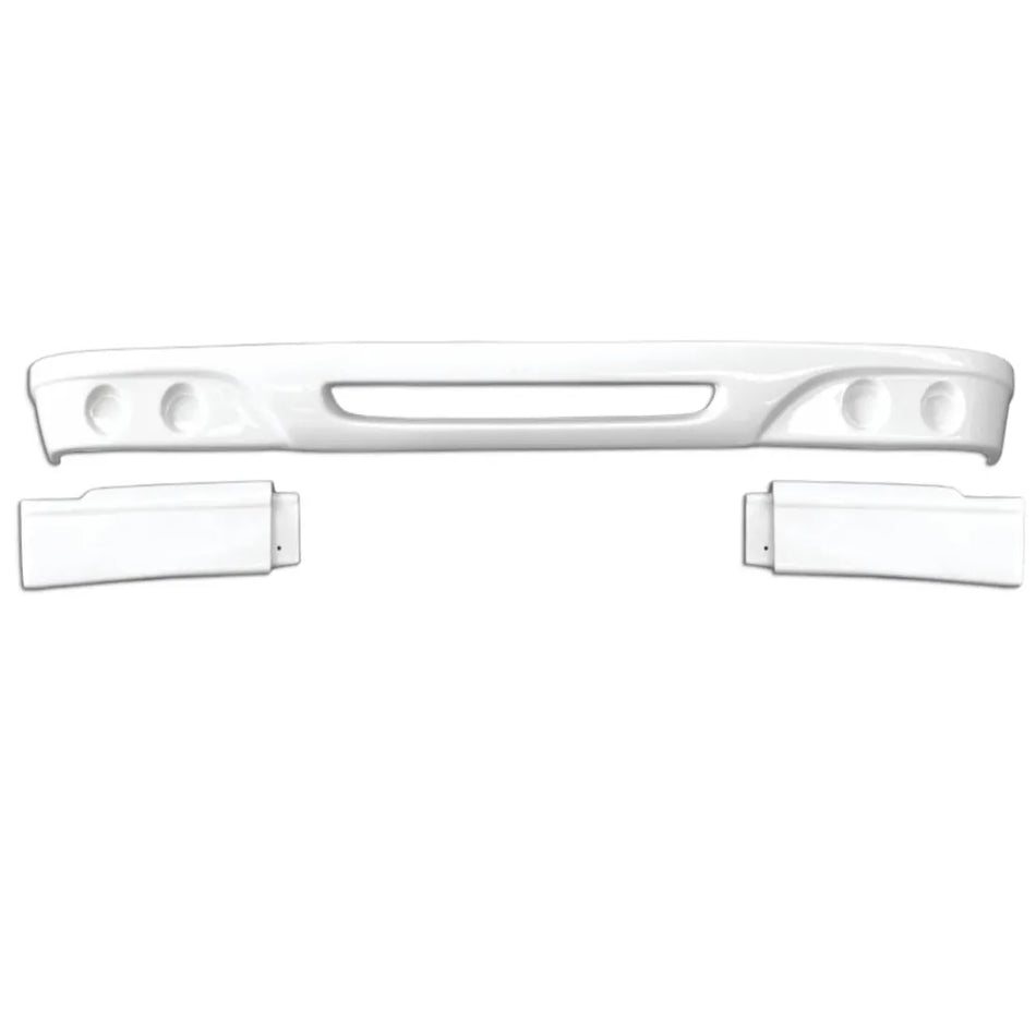 Spoiler Ford Cargo 815 Plástico Branco Kit Completo