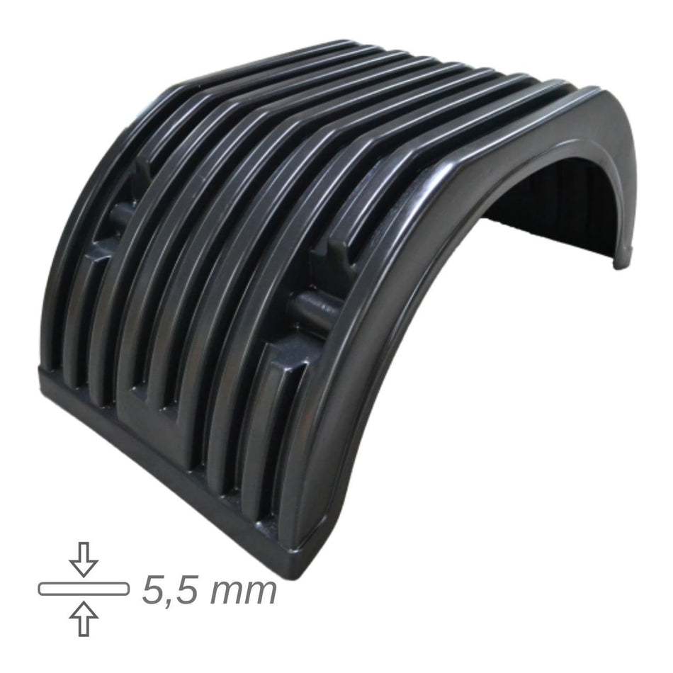 Para-lama Guerra 2010 Chapa 5,5mm Plástico Resistente