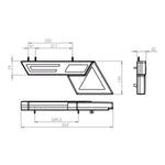 Lanterna Modulus Triângulo Carreta Randon Saia Traseira
