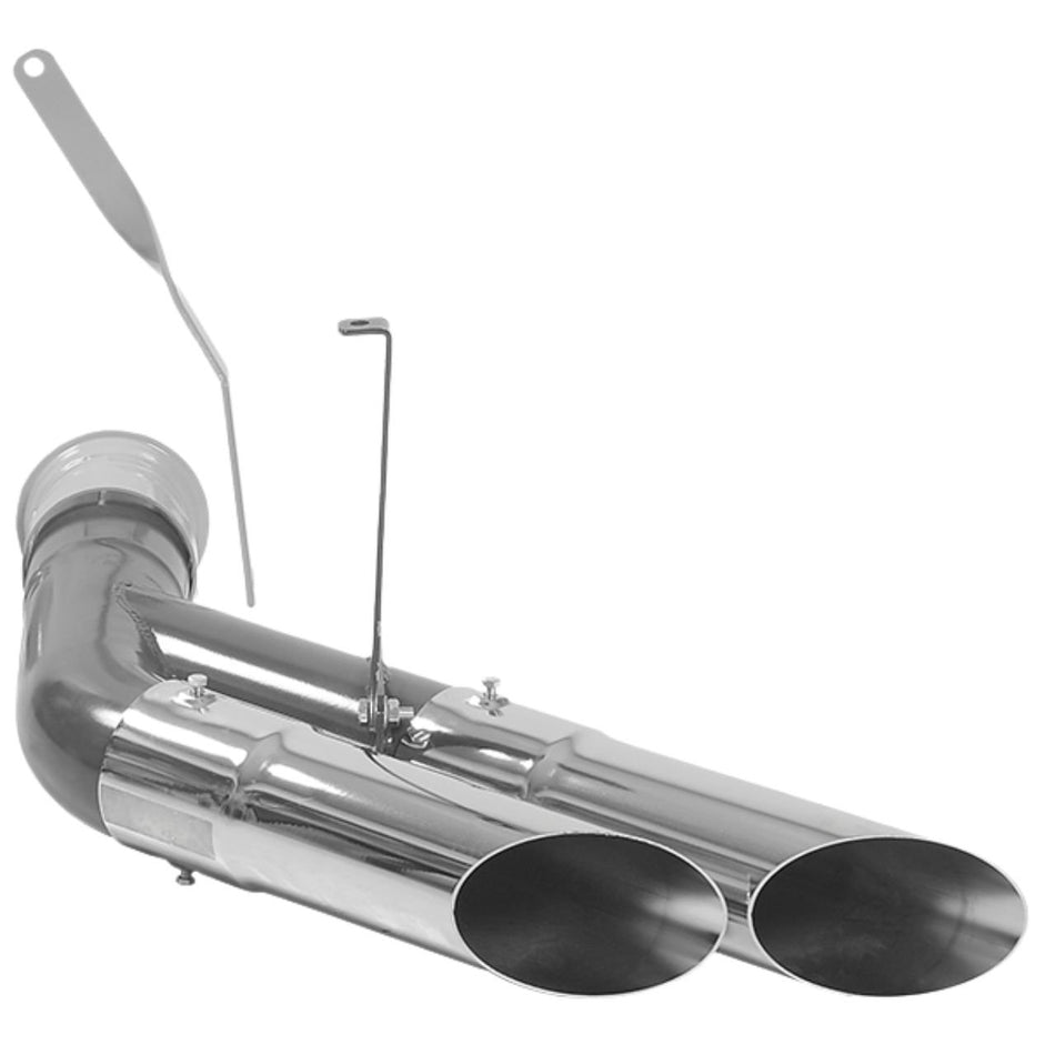 Kit Escapamento Duplo Ponteira Americana Cromada Volvo FH 2014