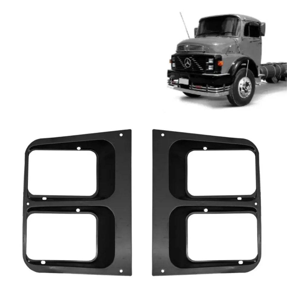 Moldura Farol Mercedes-Benz 1113 1519 Lado Direito Esquerdo