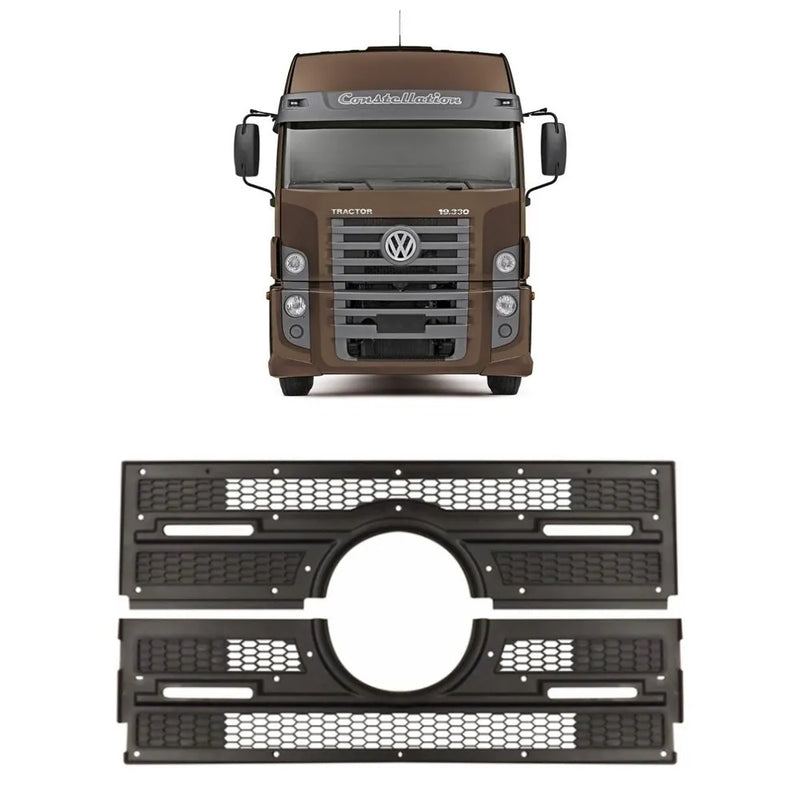 Tela Grade Frontal VW Constellation Teto Alto Plástico