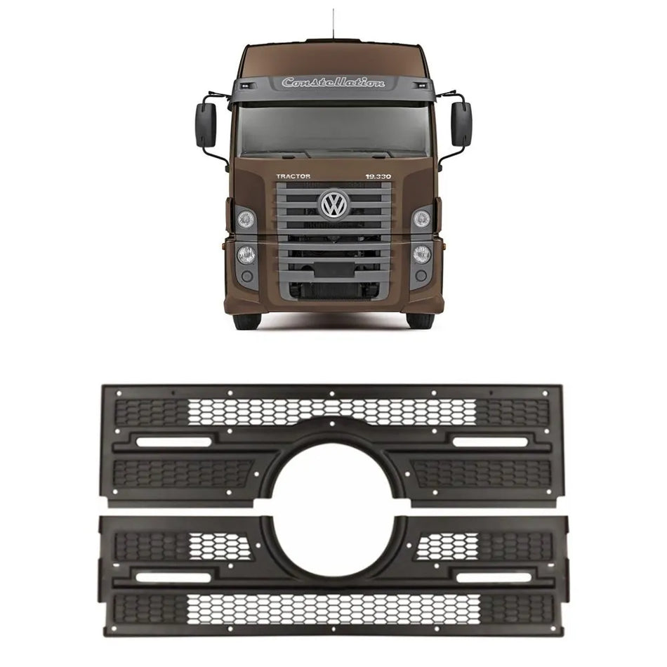 Tela Grade Frontal VW Constellation Teto Alto Plástico