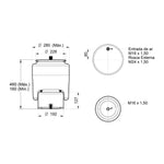 Mola Pneumática Mercedes Axor Actros c/ Base sem Sensor