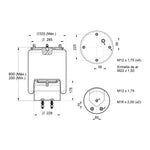 Conjunto Molas Pneumáticas Carreta Guerra até 2007