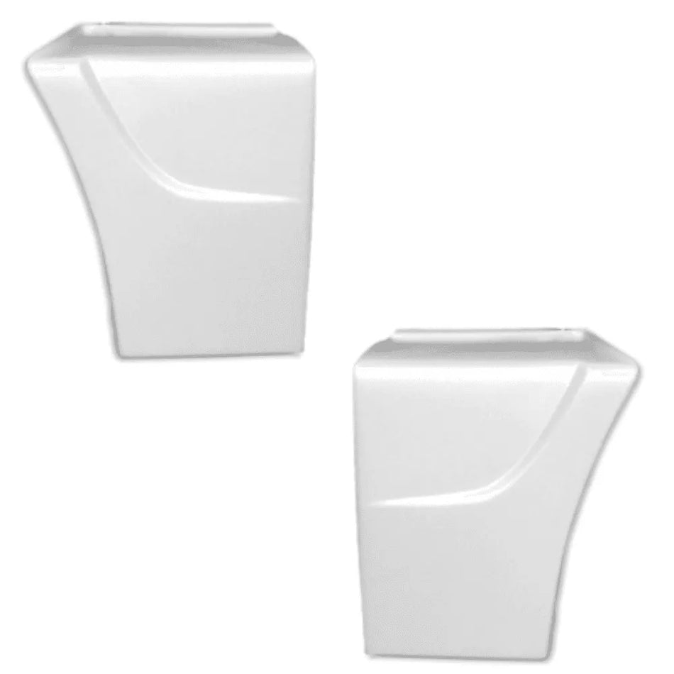 Tampa Estribo Ford Cargo 2011+ Polímero Proteção 2 Degraus