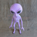 Boneco ET Alienígena 80cm Roxo Decoração Caminhão