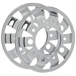 Calota Americana Dianteira Sport Inox Aro 22,5 - Par