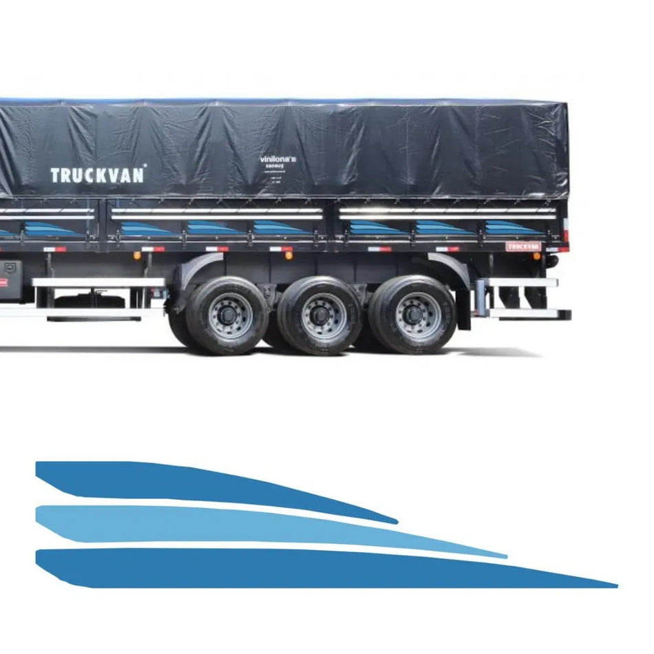 Faixa Adesivo Scania 98 S4 Série 4 Gota - 27 Peças