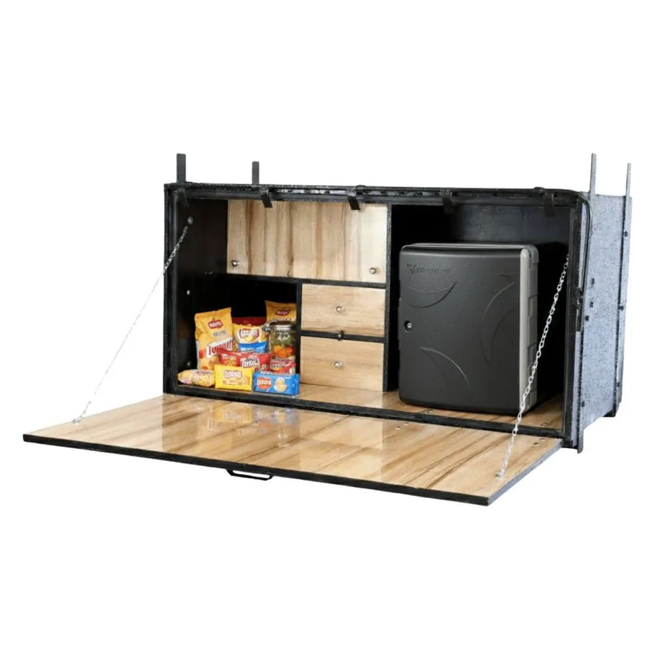 Caixa de Comida Caminhão 1,20m c/ Espaço Geladeira 75L Chimba